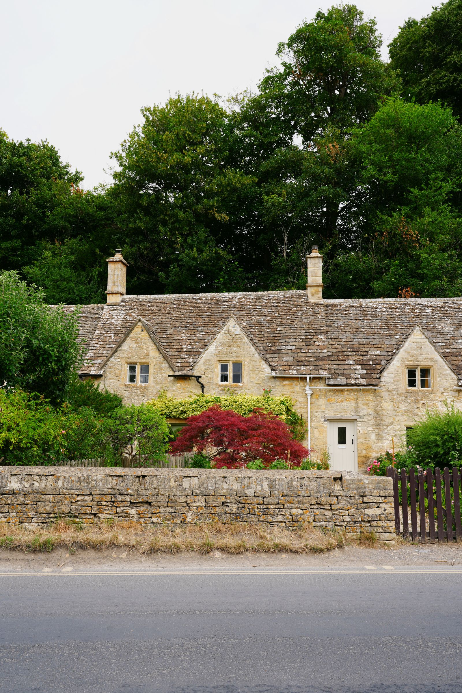 Charming stone cottages with traditional windows and doors